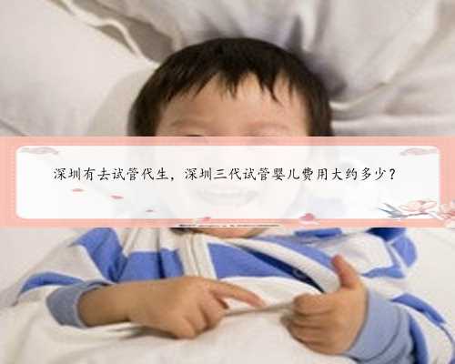 深圳有去试管代生，深圳三代试管婴儿费用大约多少？